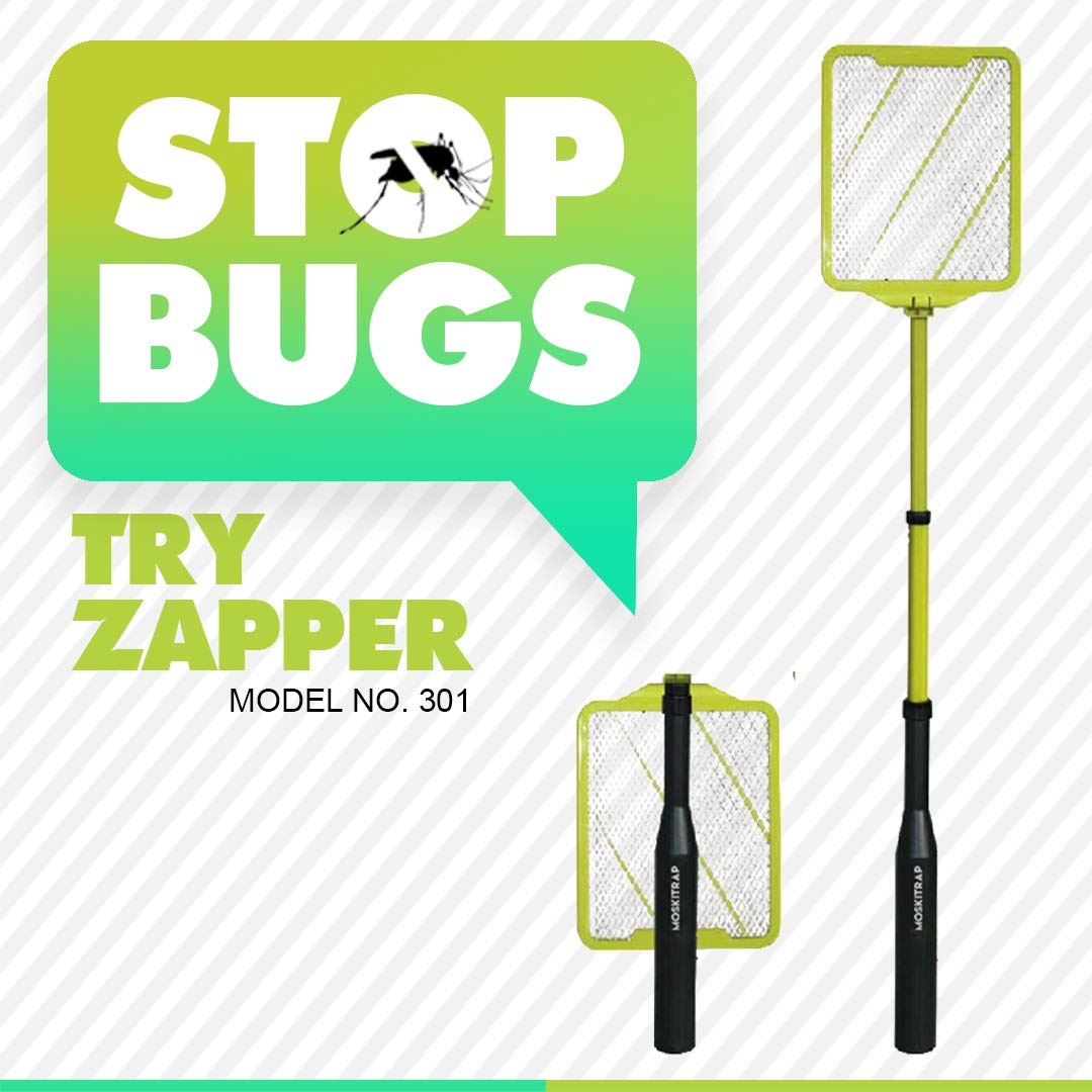 Moskitrap M-301 / Insect Zapper | Racket | Flexible up to 3 feet