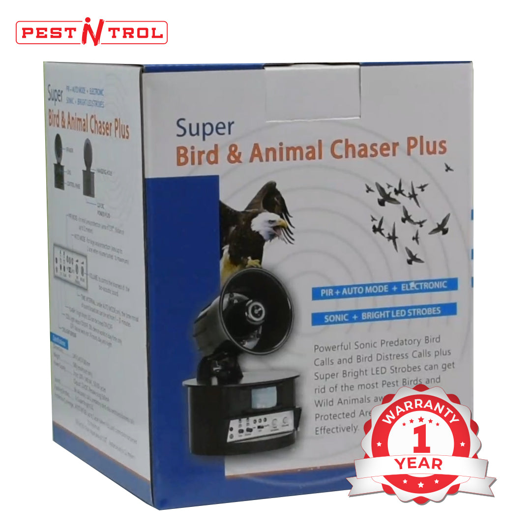 Bird & Pigeon Repeller for 1000 Sq. Ft. - Pest-N-Trol LS-2021