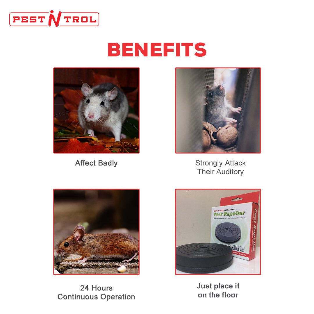 Pest-N-Trol LS-925M / Rat Repeller | Cover up to 50 Sq. Ft.
