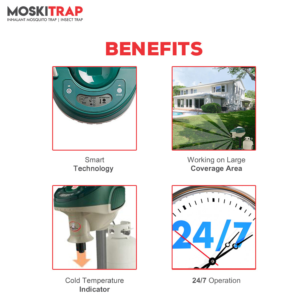 Moskitrap Outdoor Trap for 40000 sq. ft. - MM3000
