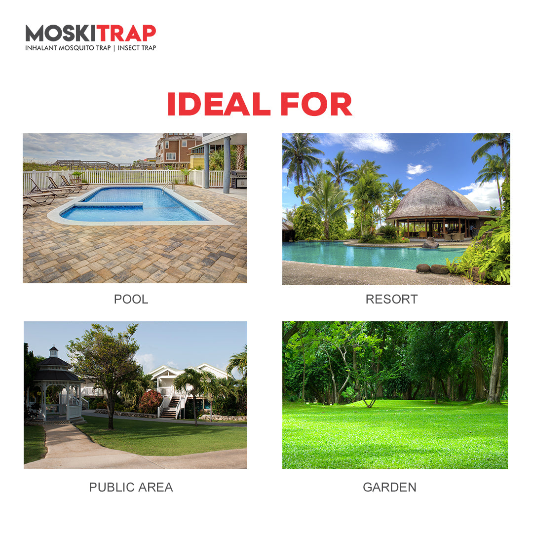 Outdoor Mosquito Killer for 600 Sq. Ft. - Moskitrap GM 931G