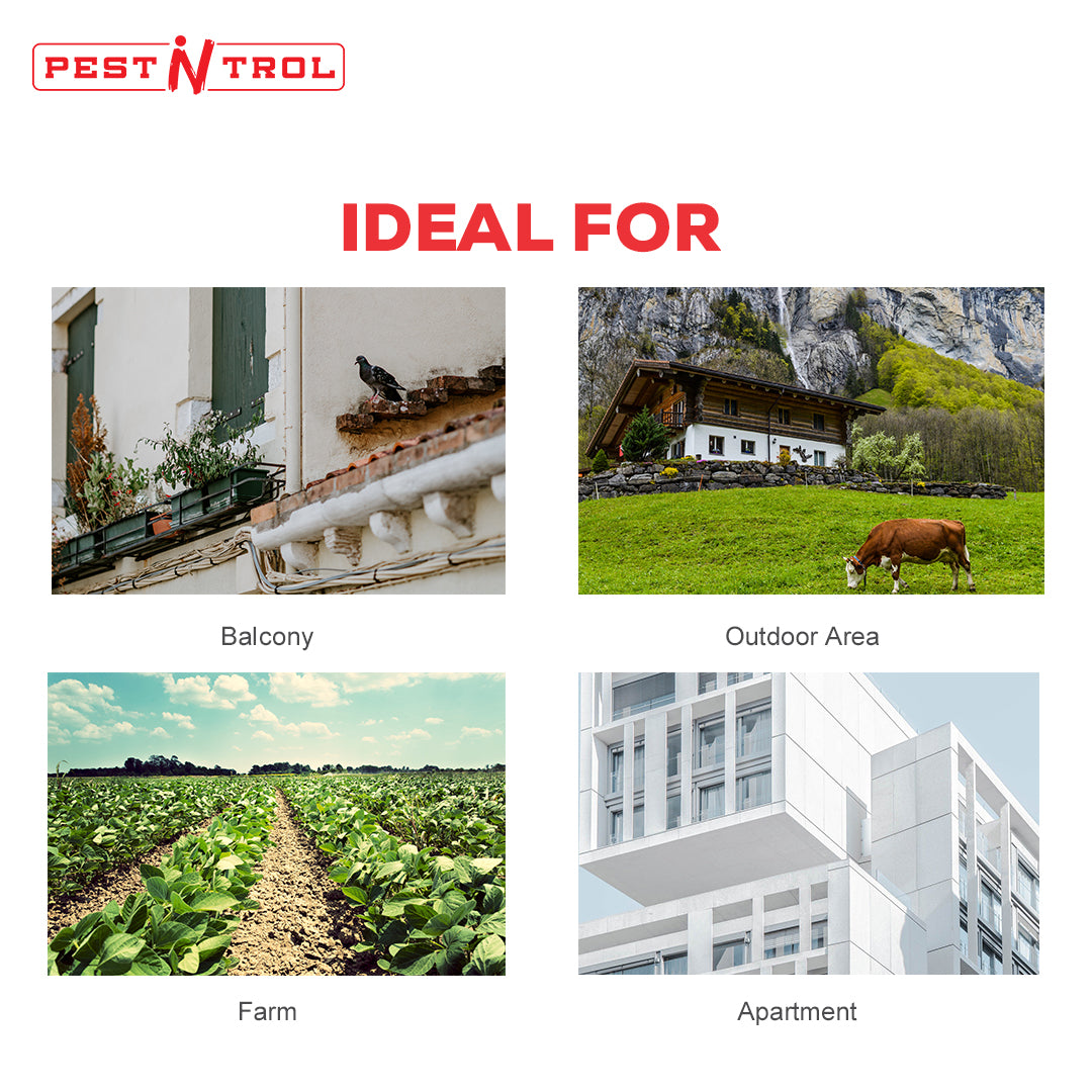 Bird & Pigeon Repeller for 1000 Sq. Ft. - Pest-N-Trol LS-2021