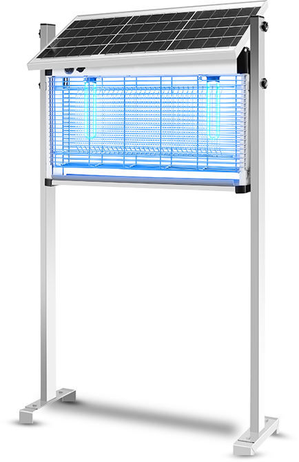 Solar-powered Mosquito Killer with Stand for 400 sq. ft.